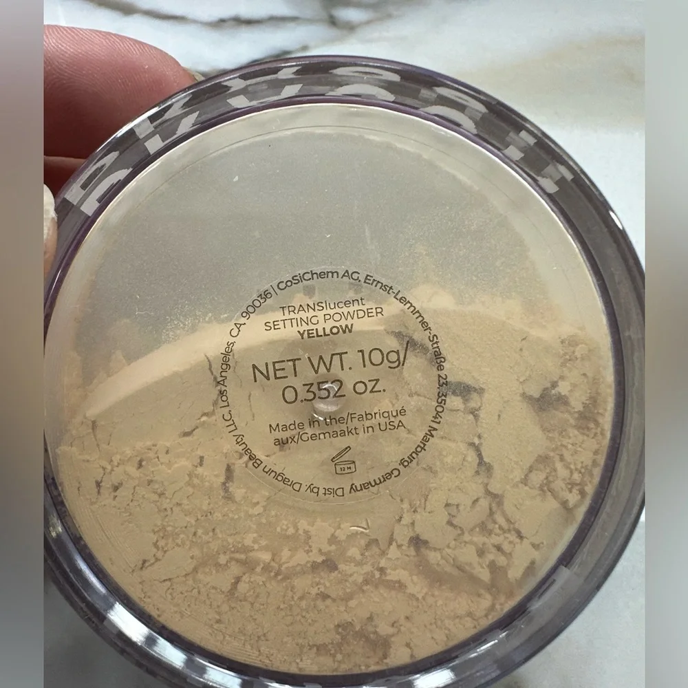 Dragon Beauty Translucent powder Yellow